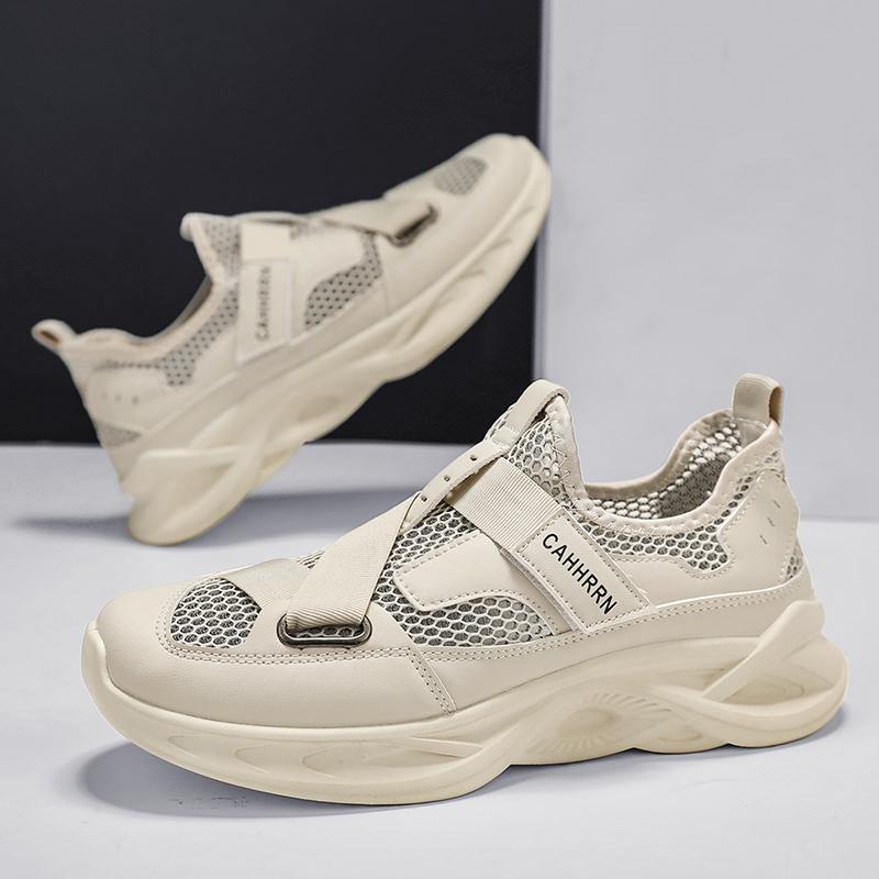 Fashion Mesh Sports Shoes for Men Running Tourist Walking Shoe in Promotion Breathable Man Casual Sneaker Gym Wide Without Leather Light