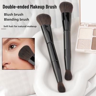 Doppelkopf Make-up Pinsel 2 in 1 Rouge Pinsel Concealer Highlighter Puder Pinsel Verblenden Konturieren Pinsel Beauty Make-up Werkzeuge