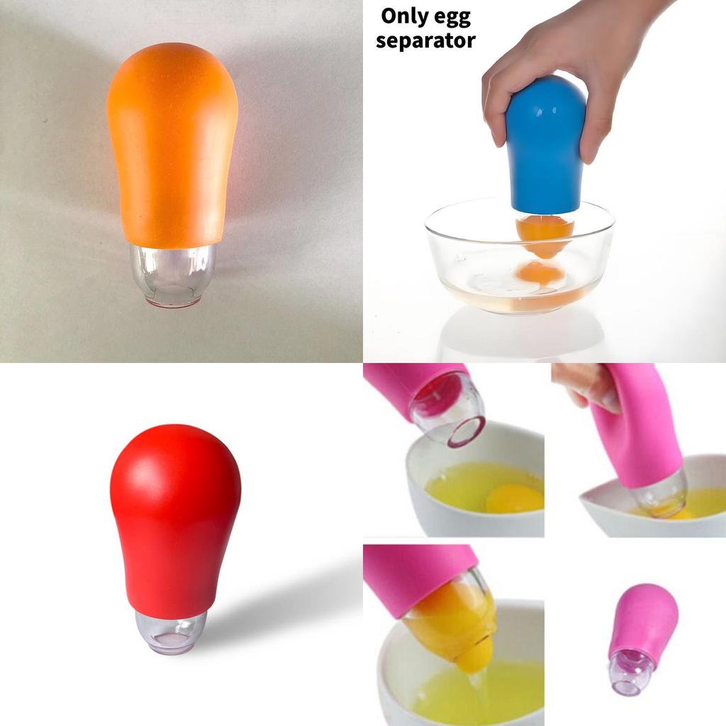 Egg Yolk And White Separator Silicone Tool For Home Chefs And Baking Fans