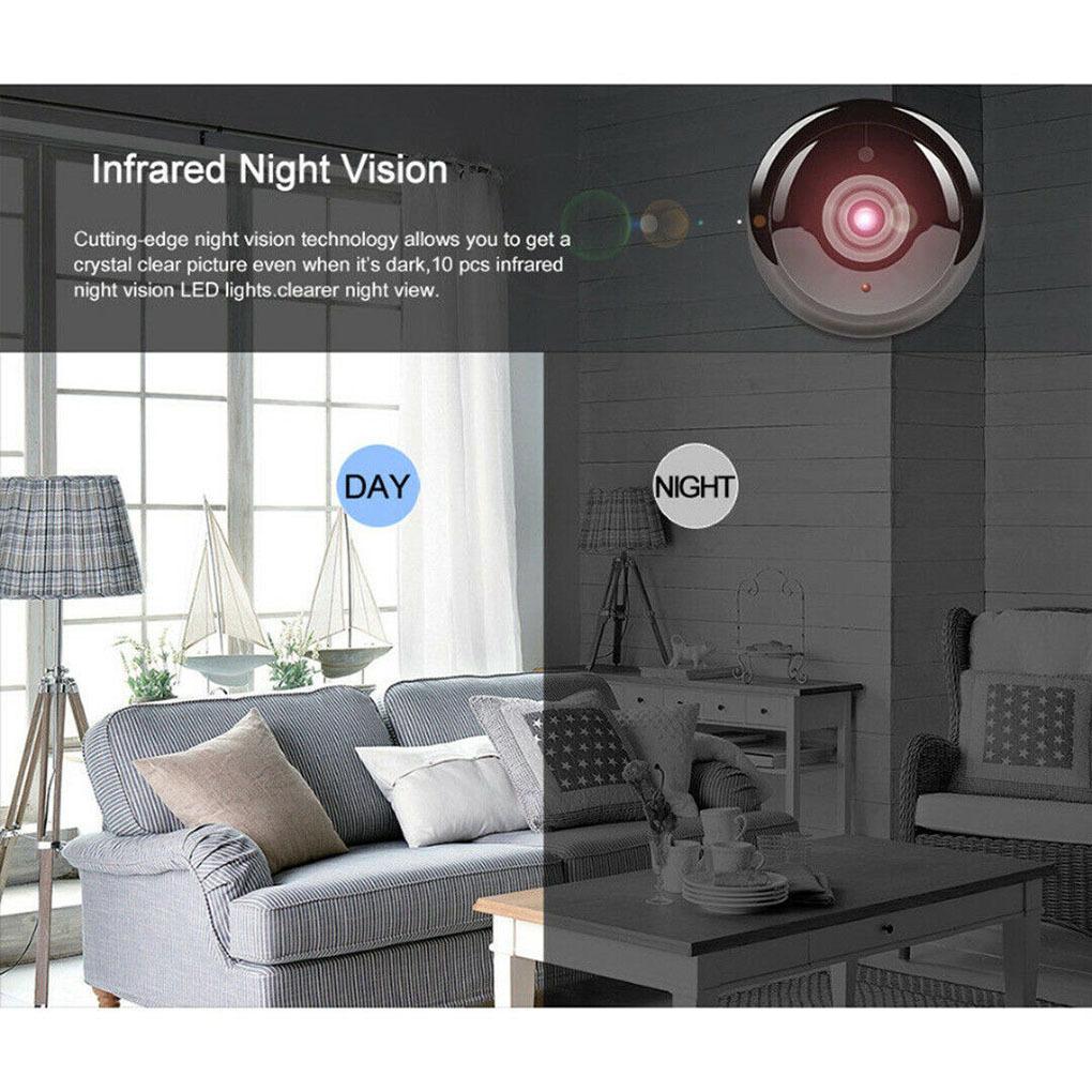 Wireless WiFi Camera, 1080P HD with Night Vision, Two-way Audio Communication, and Motion Detection