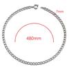 1PC Stainless Steel 45cm Basic Link Chian Bracelet Necklace Women Men Anchor Clasp Beads Chain Sailor Wheel DIY Jewelry Findings