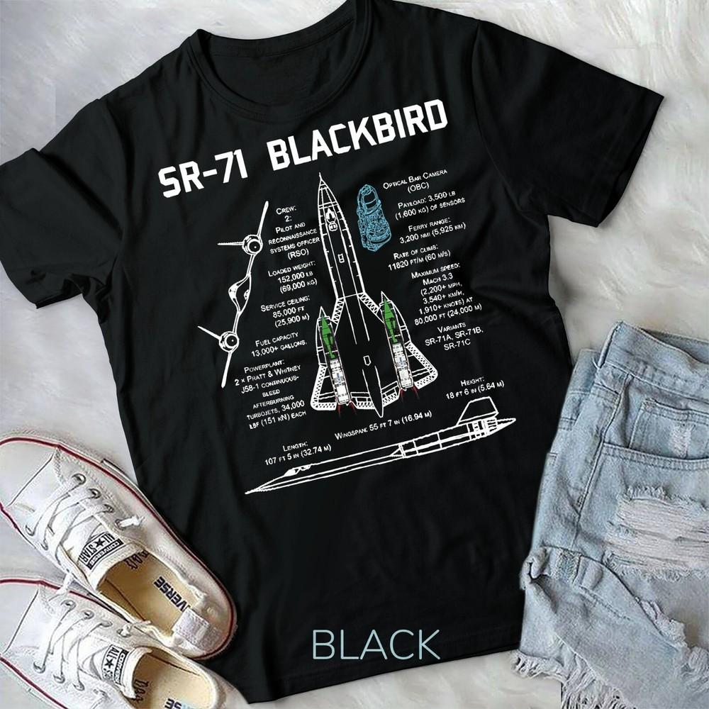 Sr71 Blackbird Specs T Shirt Tshirt Shirt Unisex TShirt S