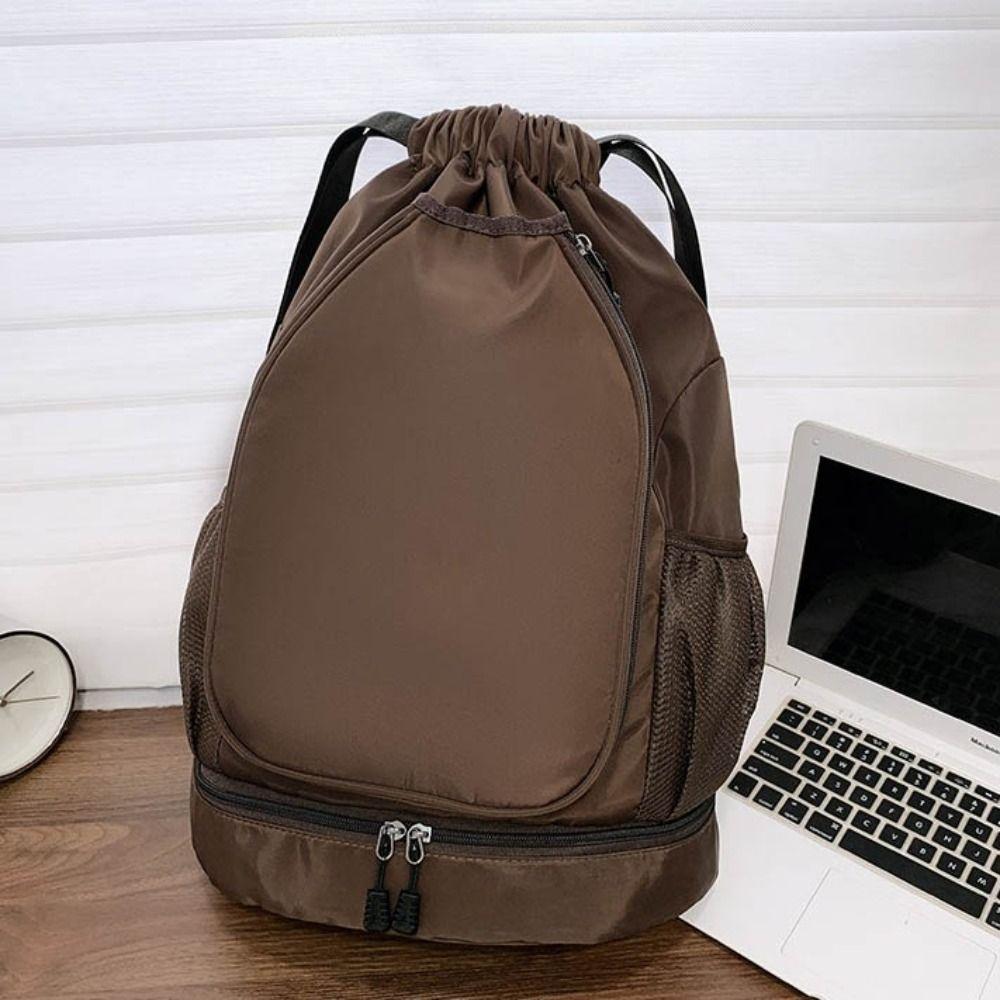 with Shoes Pocket Badminton Sports Bag Large Capacity Gym Pack Outdoor Sports