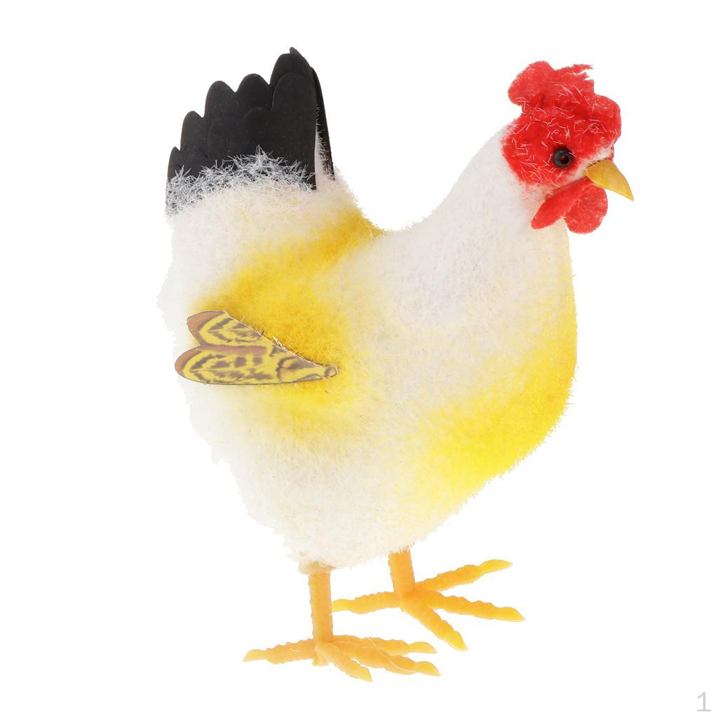 Bird Farm Animals Figurine Ornament Table Decor