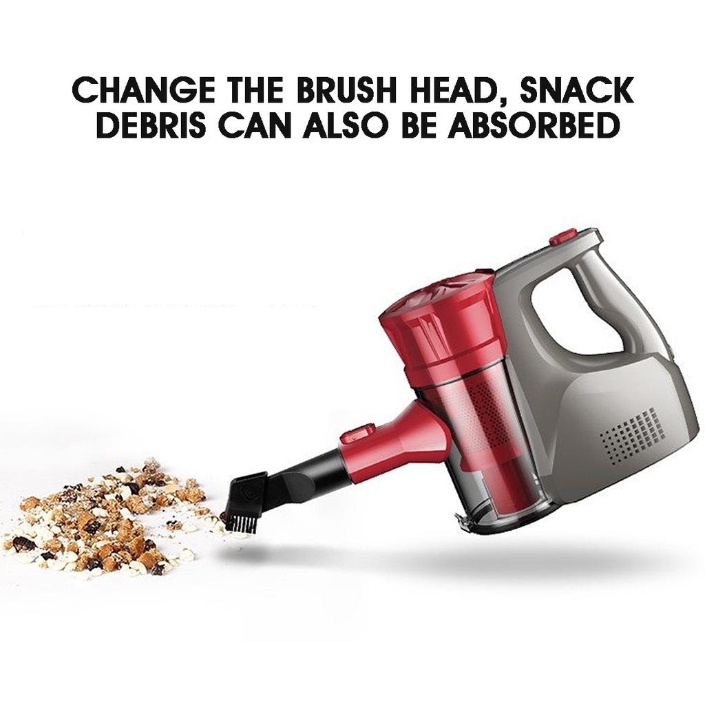 600W 13000pa Handheld Vacuum Cleaner Powerful Dry Stick Vac Home Bagless Handheld Low Noise Dust Collector 2 In 1 120x22cm