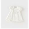 David Bella Girls' Dress Summer Dress Children's White Yarn Dress Princess Dress Baby Dress