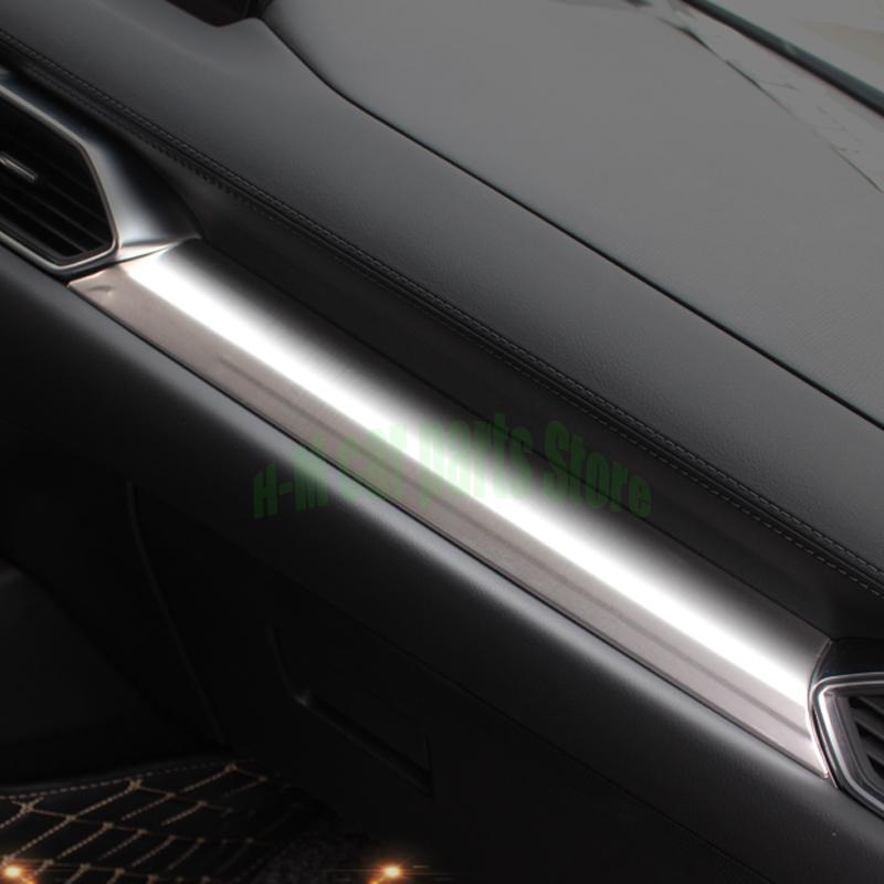 Pentru Mazda CX-5 CX5 accesorii tabloul de bord al mașinii Capac ornamental pentru control central ABS interior cromat