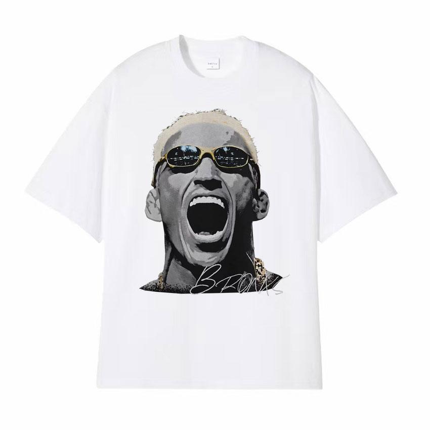 Charles Oliveira Vintage Graphic T Shirt Unisex Fashion Harajuku Oversized Tshirts Men Casual ONeck Short Sleeve Tshirt Tops