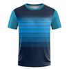 Simple Geometric Pattern 3D Digital Printing Men's Trendy Round Neck Short Sleeved T-shirt