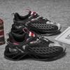 Fashion New Men's Casual Sports Shoes Fly Woven Mesh Breathable TPU Hollow Sole Wear-resistant Anti-slip Tennis Basketball Sports Shoes