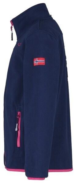 Trollkids Oppdal Jacket XT Fleece Jacket Turquoise-pink
