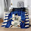 Ronaldo's Legacy Soccer Blanket Soft Warm Cozy Great for Office Picnics Couch Four Seasons Universal Digital Print