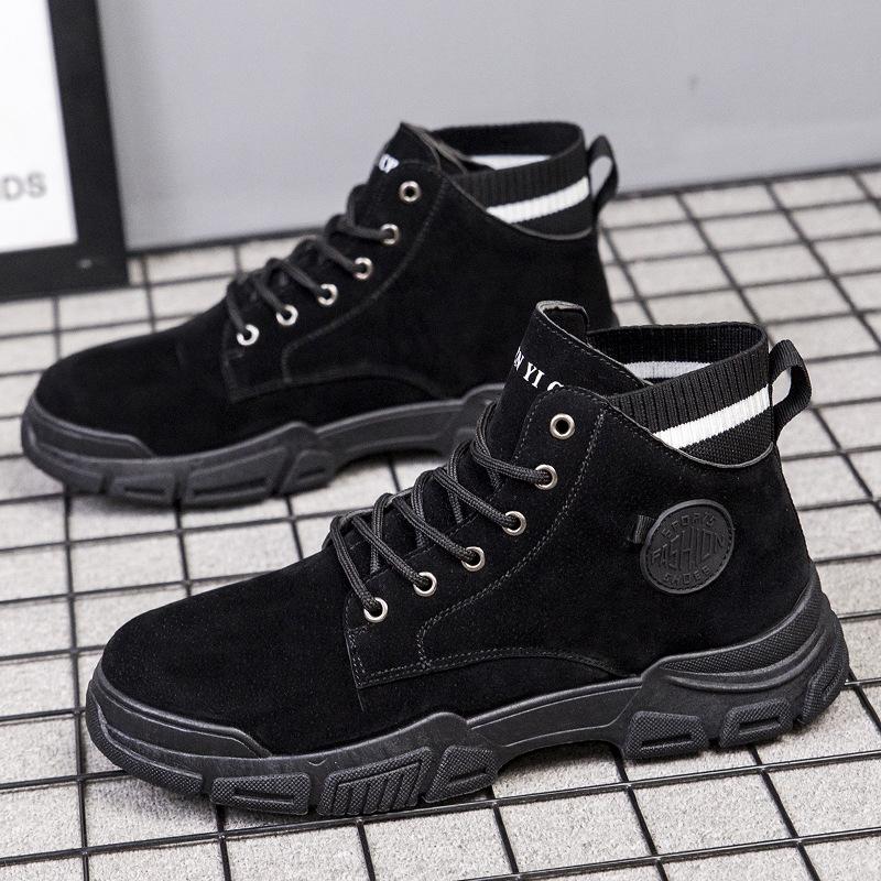 

Новые модные мужские ботинки, британские ретро-ботинки, дизайнерские качественные кожаные туфли на платформе, ботильоны на шнуровке, Zapatos De Hombre 44