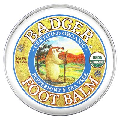 Fußbalsam, Pfefferminze & Teebaum, 0,75 oz (21 g)