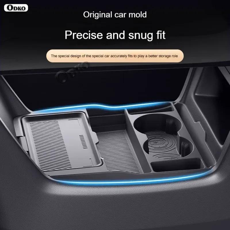 Silicone Storage Box 2026 FOR Changan Qiyuan A06 Center Console Modification Anti-slip Pad Accessories Organizer Decoration