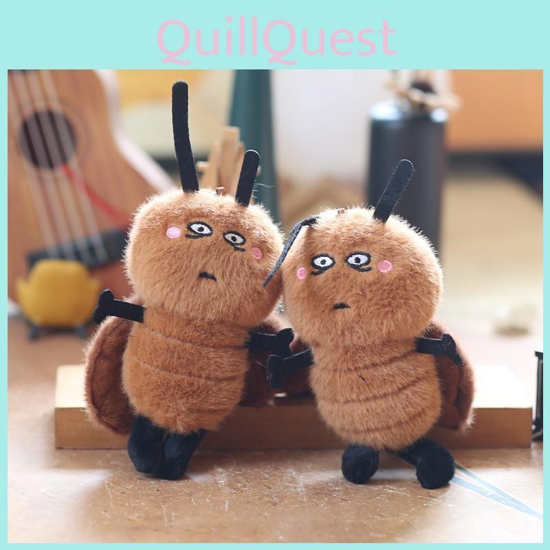 Cockroach Realistic Plush Keychain Ultra Soft Stuffed Toy Pp Cotton Novelty Gift
