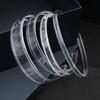 Plain Headbands Teeth Comb Headpieces Tooth Comb Pageants Proms Party Bride Headpieces Party Props Toothed Headbands