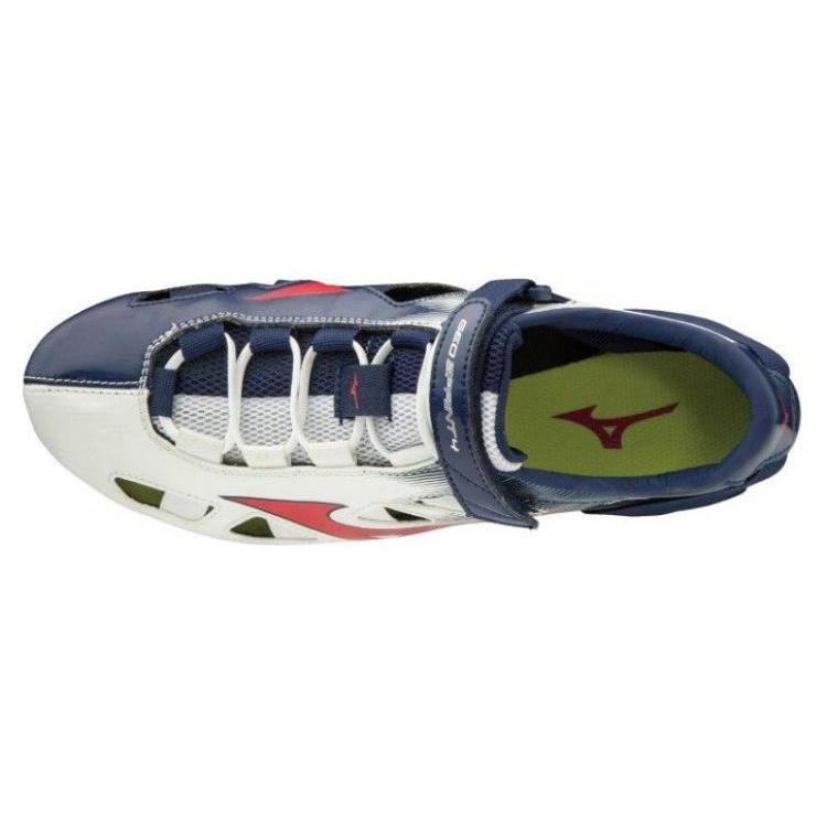 Mizuno GEO SPRINT 4 Cushioning, Wear Resistant Low top Running Shoes Unisex Red Blue White U1GA201018