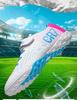 Scarpe da Calcio Giovanili Multicolore Co-branded CR7 - Tomaia in PU Resistente all'Usura, Design Avvolgente per Allenamento e Competizione