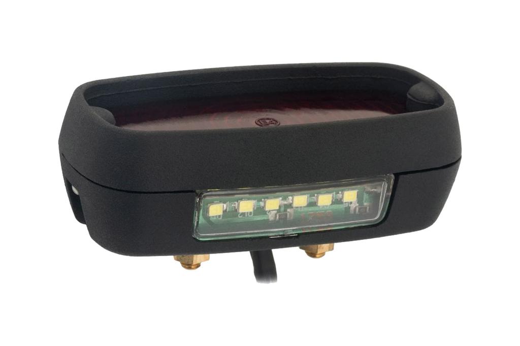 Motone MEL525 LED Tail Light General Purpose GORT Aluminum Die Cast Powder Black