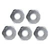 5x Tool Bar Nuts For Stihl MS 180 250 381 361 440 660 Chainsaw 0.87 Inch M8 Silver Metal Replacement Part Set Spare