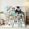 Anime Stranger by the Shore Throw 240g Flannel Blanket Lightweight Soft Skin-friendly Summer Thin Throw Blanket