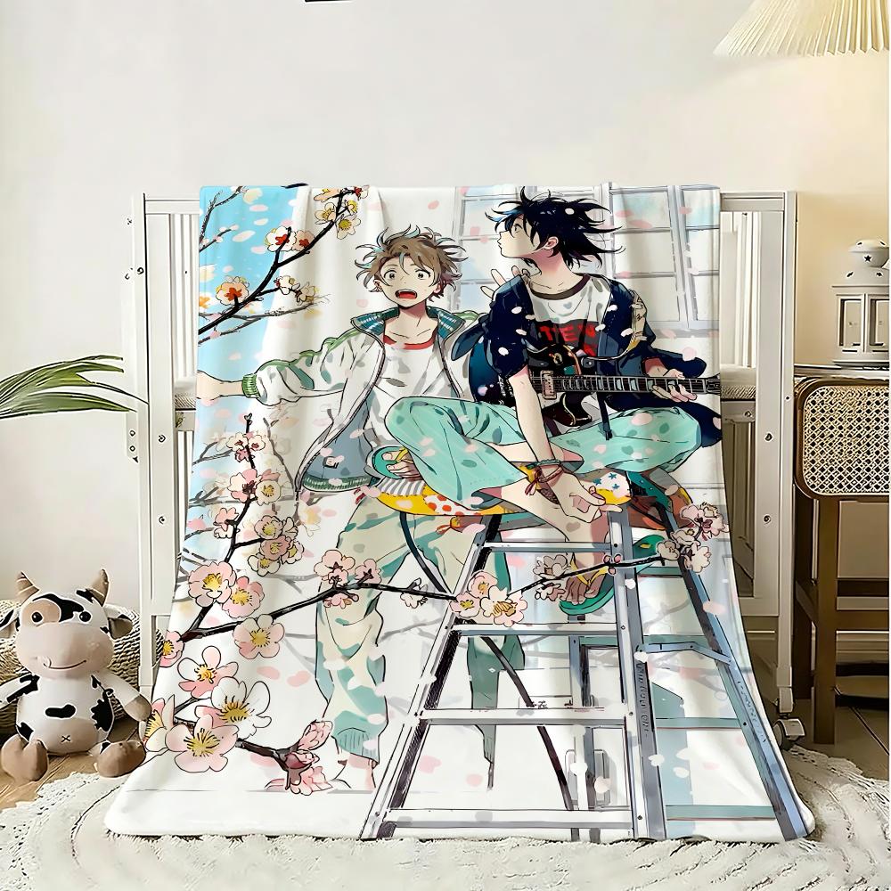 Anime Stranger by the Shore Throw 240g Flannel Blanket Lightweight Soft Skin-friendly Summer Thin Throw Blanket