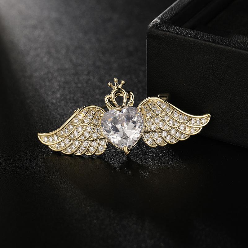 Fashion Rhinestone Bee Shaped Brooches For Women Clothing Coat Jewelry Accessories Gifts