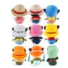 14-35cm/5.5-13.7inch Genuine ONE PIECE Stuffed Plush Toy Kawaii Plush Keychain Toy Tony Chopper Soft Stuffed Plush Doll Keychain
