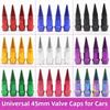 4pcs Universal Pointed Valve Tips Personalized Modifications Auto Parts  Bicycle and Motorcycle