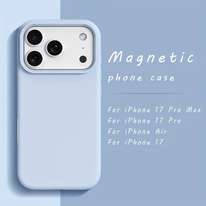 

Original For Magsafe Case For iPhone 17 Air 17 16 12 13 14 15 Pro Max Plus 17Pro Liquid Silicone Magnetic Wireless Charge Cover iPhone 15