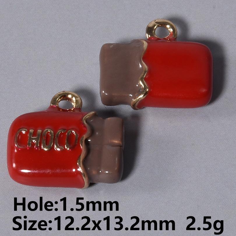 5/15pcs/Lot Cute Girl Pendant Enamel Cherry Rabbit Star Charms For Jewelry Making Supplies 3D Charm In Bulk DIY Earring Keychain