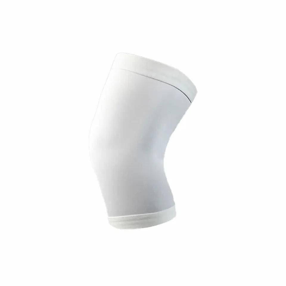 

1Pcs Basketball Sports Knee Pads Elastic Knitted Compression Lower Legs Warmers Outdoor Running Cycling Mountaineering Men Women M белый