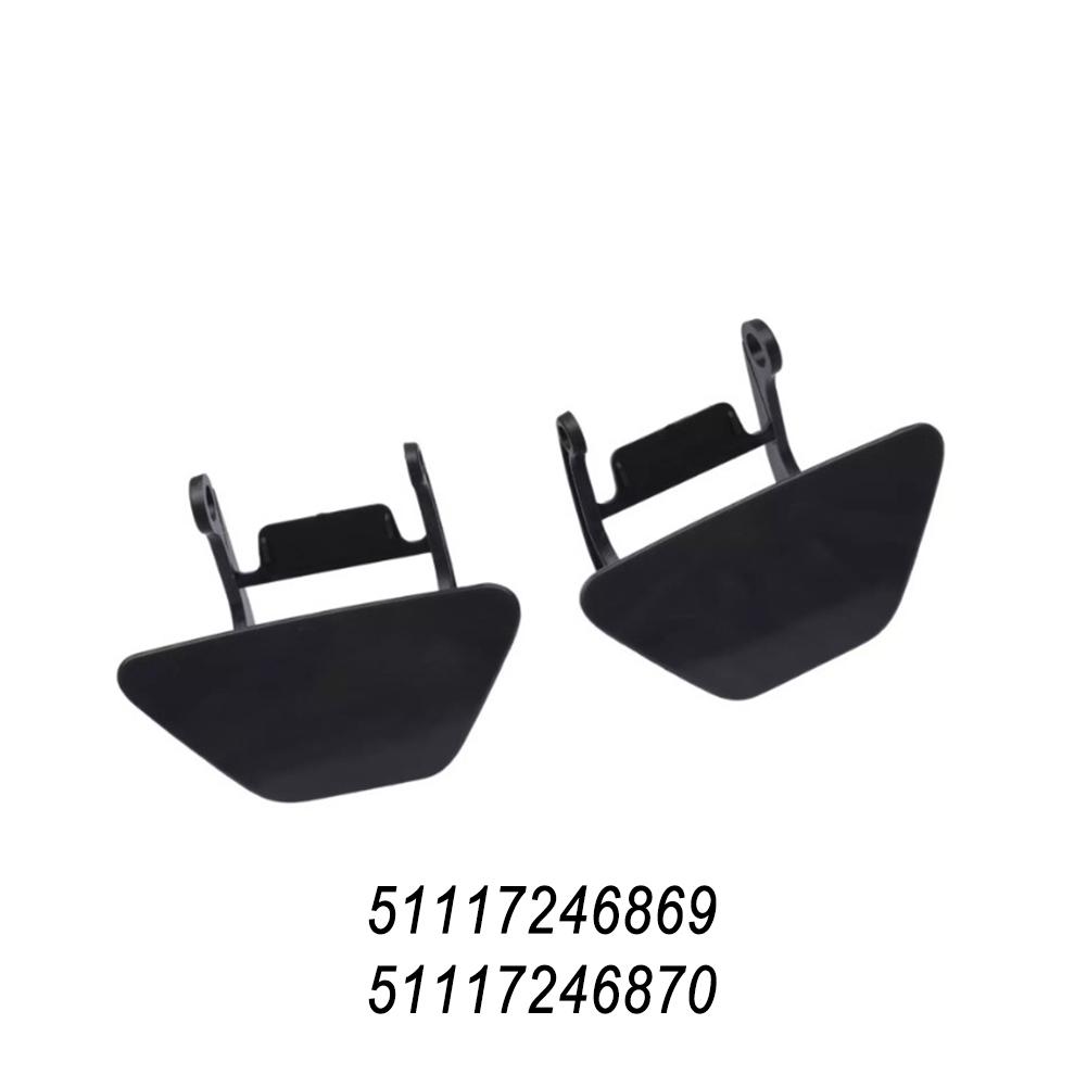 1 Ζεύγος Ακροφύσιο Ψεκαστήρα Πλυσίματος Προβολέων Εμπρός Προφυλακτήρα Αυτοκινήτου Κάλυμμα Καπάκι Για BMW Σειρά 5 F10 F11 10-13 Αξεσουάρ Αυτοκινήτου