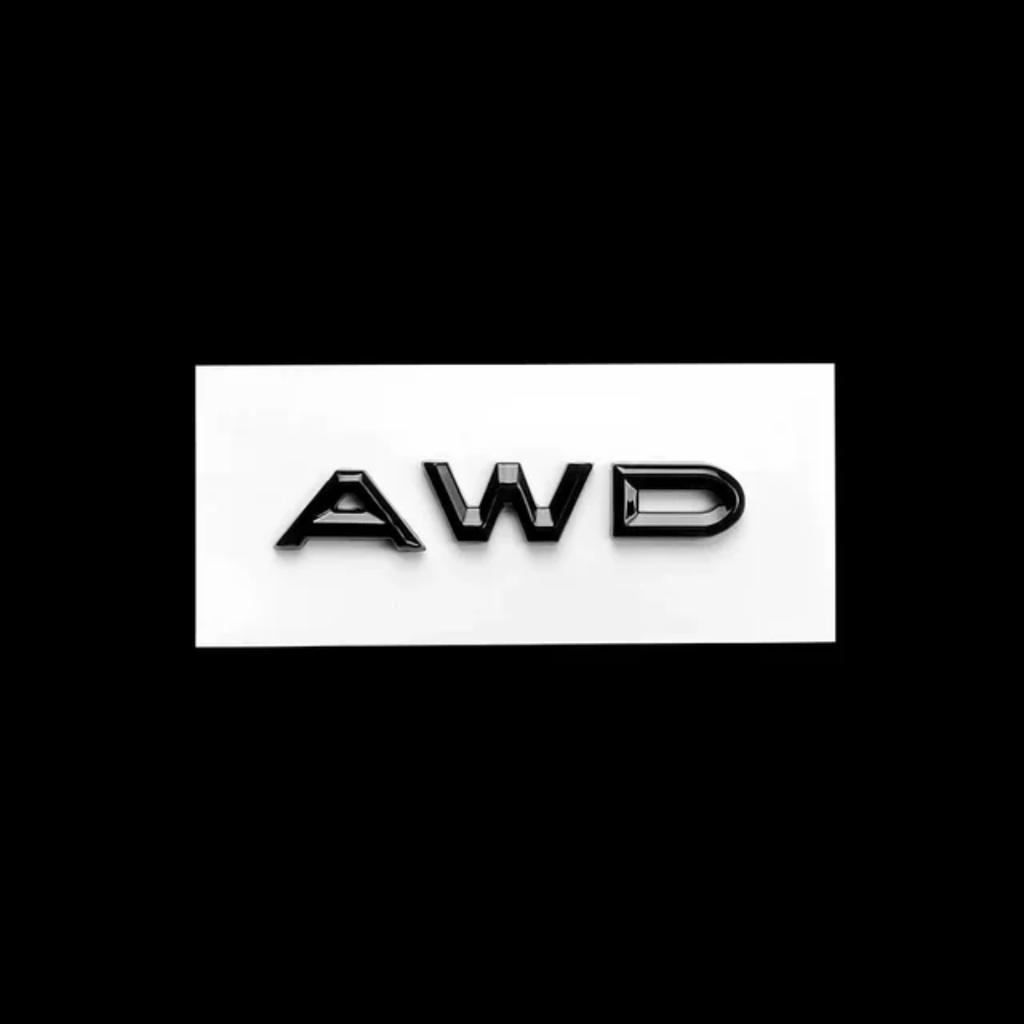 1PCS ABS Black Silver Badge Decoration for L/incoln MKC MKX MKZ AWD 2.0T 2.0H 2.3T 2.7T 3.0T Letters Badge Trunk Sticker Accessory Part