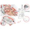 Folding Bathtub For Babies & Toddlers With Thermometer And Insert, Ricokids , &