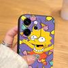 Phone Cover Case for Oppo A76 F9 F11 F29 A93 A98 A96 A74 A84 A78 Reno 4F 5 6 7 8 10 11 14 A83 S-simpsons Donut