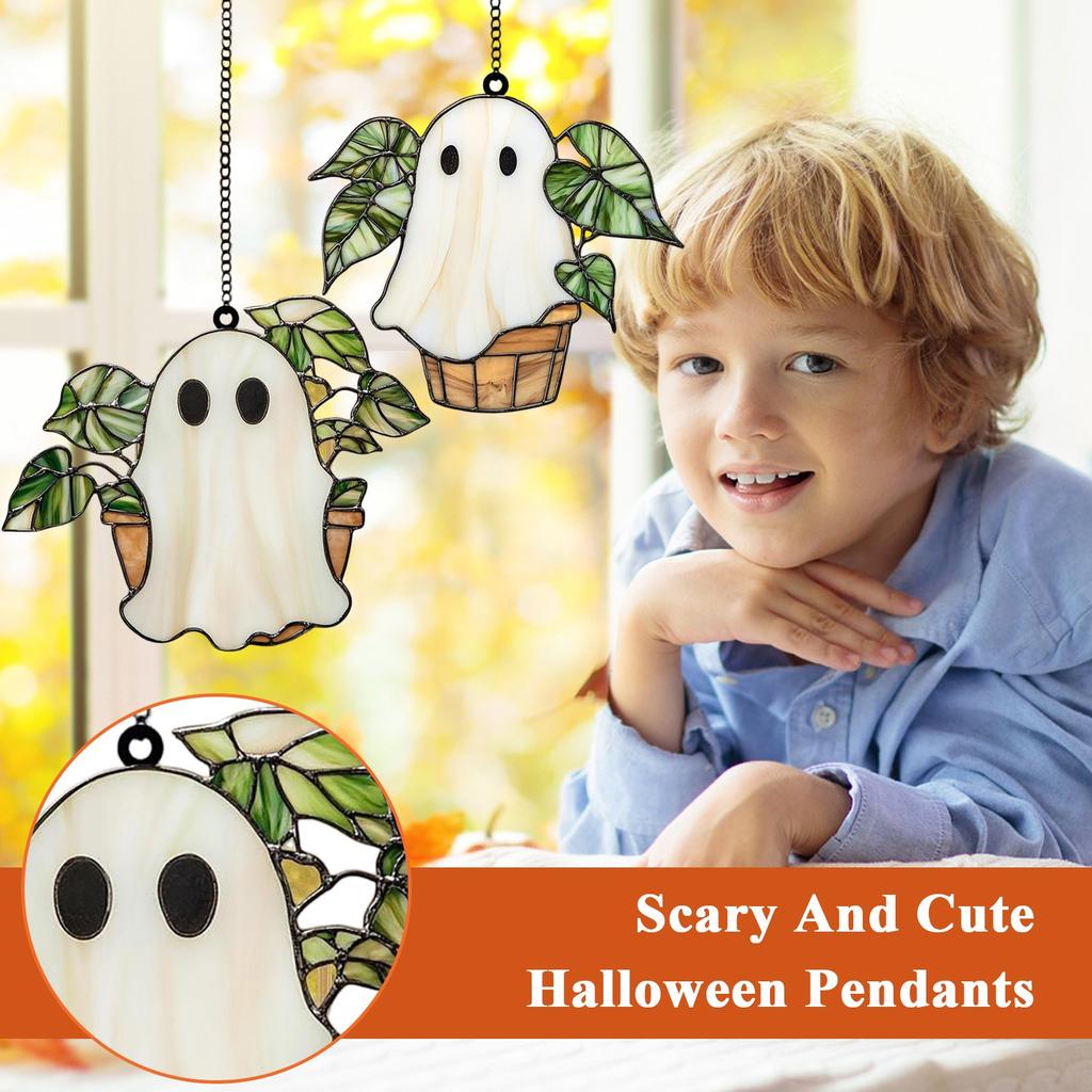 Scary And Cute Halloween Pendants, Acrylic Window Decorations,Nice Home Gifts, Wnique Halloween Pendants