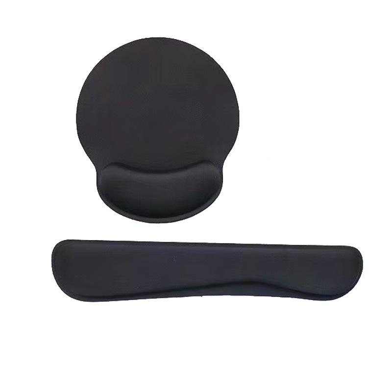 Memory Foam Handgelenkstütz-Maus- und Tastaturpad - Rutschfest, Langsam zurückfedernd, Einfarbig