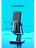 RGB Noise-Reducing Mic for Gaming, Streaming, Conferences, and Online Classes - Blackout Desktop Microphone