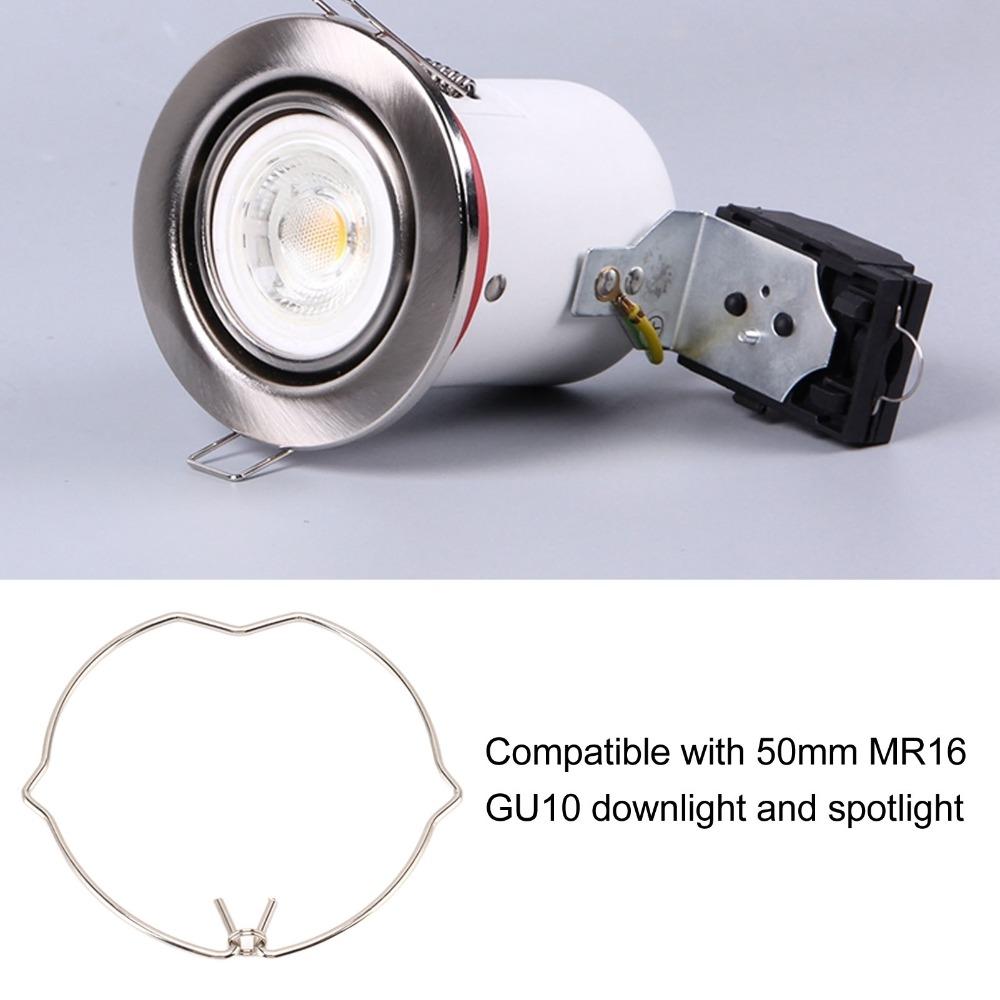 20pcs 2.44×1.10×1.89in Downlight Retaining Spring Clips Spotlight Fixing Clips Industrial Lighting
