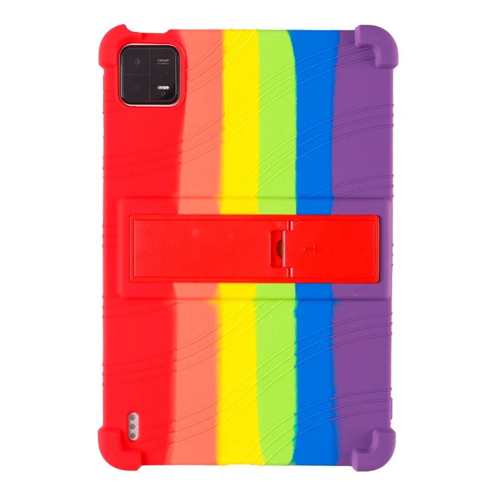 Silicone Case for For Xiaomi Pad 6/6Pro Soft with Adjustable Stand and Anti-impact Thickened Corners.
