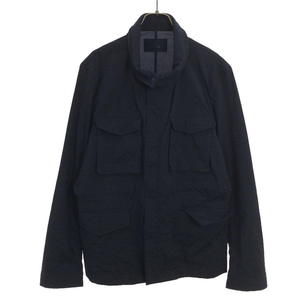 Junhashimoto Nano Library Jacket L Navy Nano LIBRARY Double-breasted Men's Used