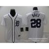 Detroit Tigers MLB Baseball Jersey Gibson Cabrera Baez Embroidered Sports