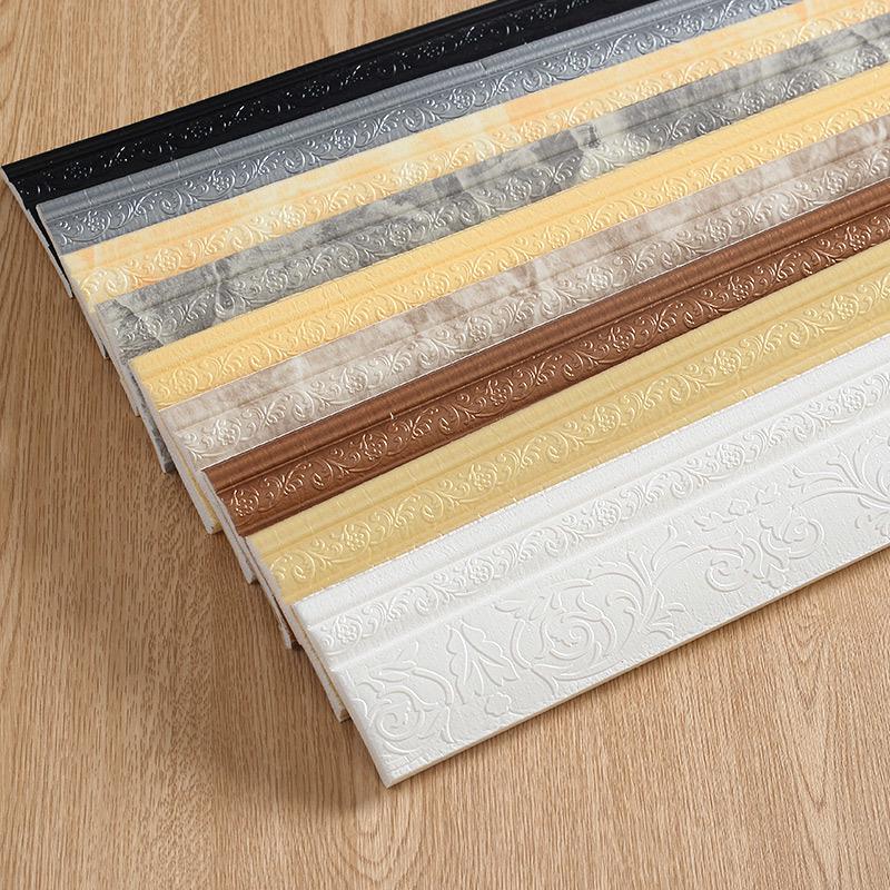 10M Self Adhesive Floral Wall Skirting Border Sticker Floral PVC DIY Home Decor 10M Self Adhesive Floral Wall Skirting Border Sticker Floral PVC DIY Home Decor