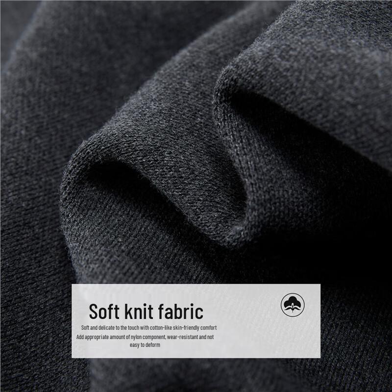 Giordano Men's Mock Neck Blended Knit Sweater