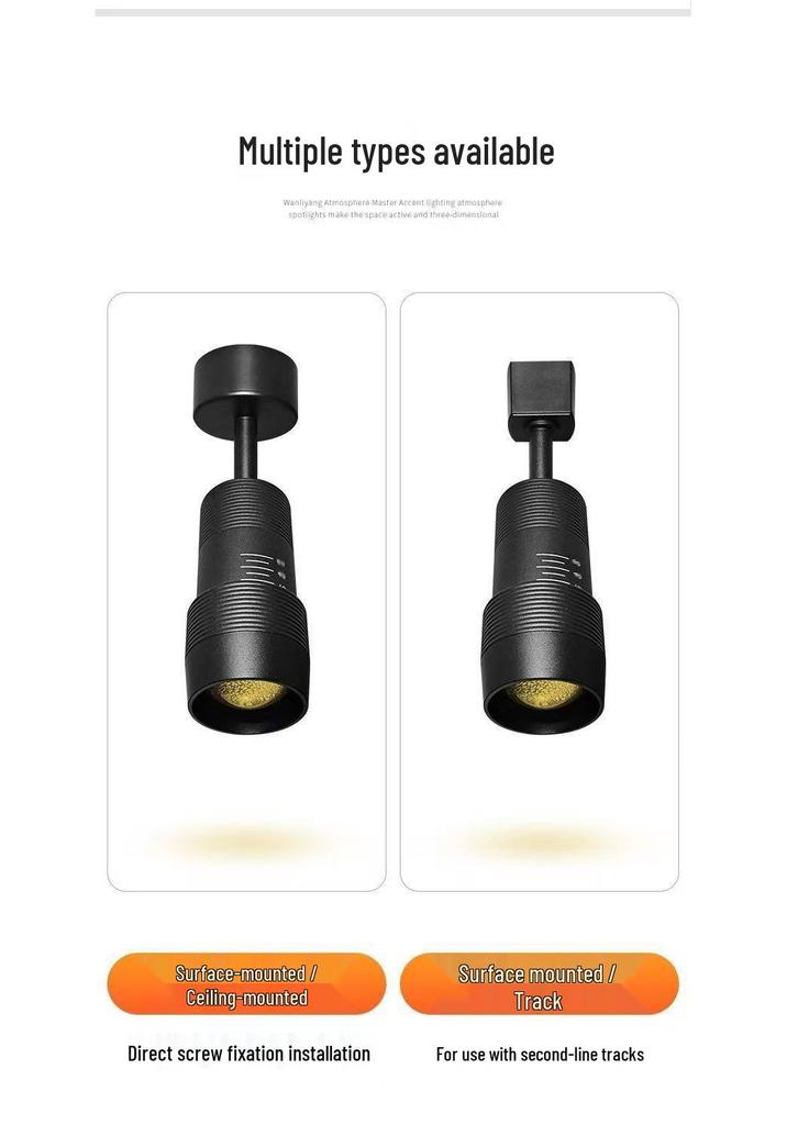 Adjustable LED Surface Spotlight for Ceiling - Ideal for Restaurants and Shops