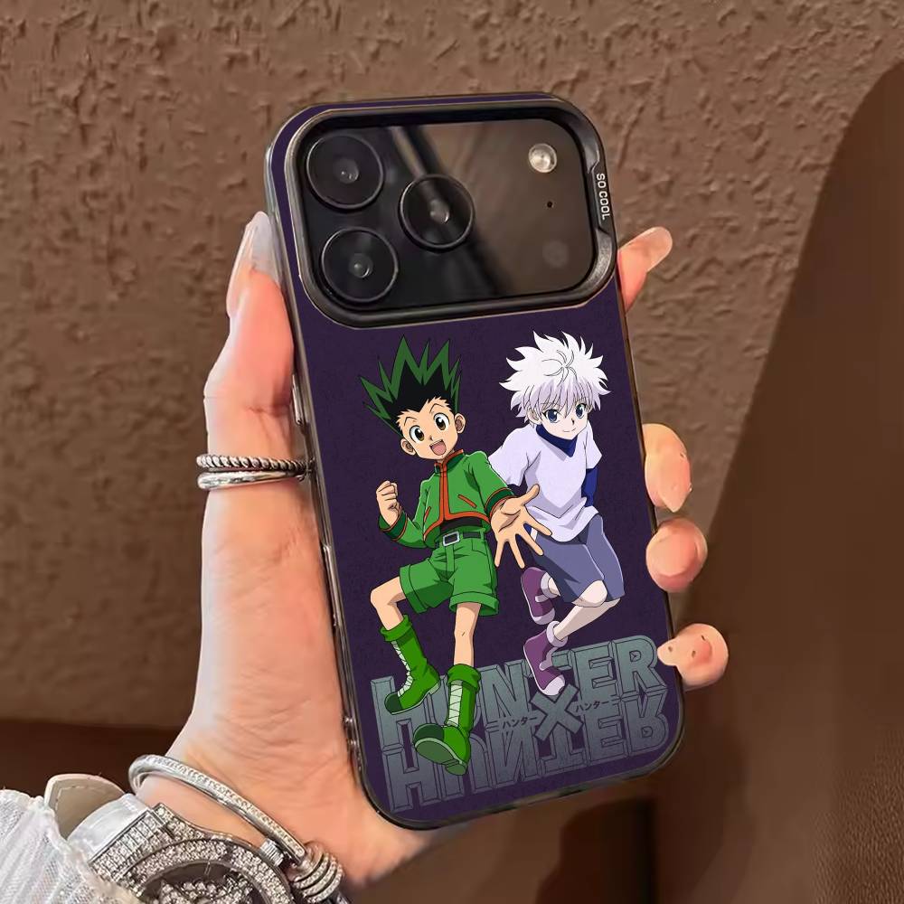Anime H-Hunter X Hunter Phone Case Color Silver Shell For IPhone 17 16 15 14 13 12 11 Pro Max Plus