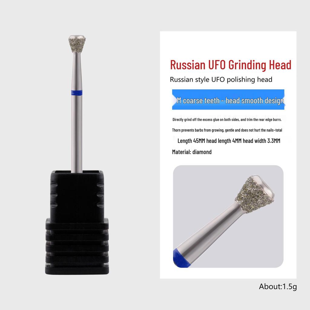 Russischer Diamantschleifer Maniküre-Werkzeug zur Nageloberflächen-Vorbehandlung