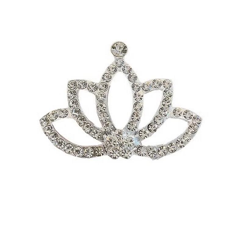 Kids Princess Crown Rhinestone Hair Comb Set